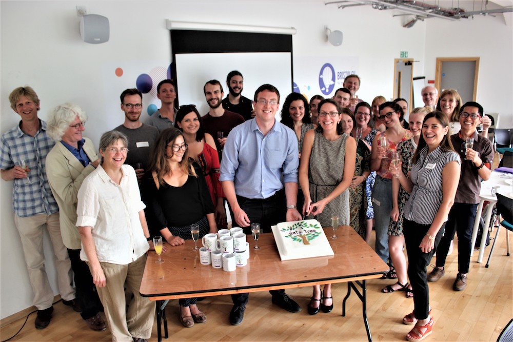 Data Tree Launch Cake